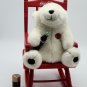 Vintage Rocking Coca-Cola Animated Polar Bear 1998 *SOUND NO MOVEMENT*