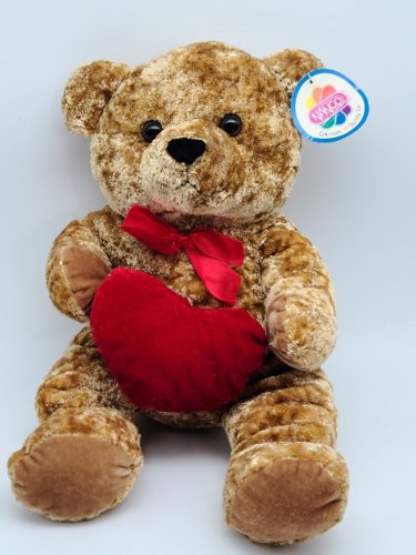 Vintage Valentine's 16"  Teddy BEAR w/ Tag NANCO