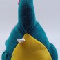 HTF Vintage Etone 1986 Green Stegosaurus Dinosaur Plush Stuffed Animal 12" EUC