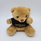 NOS Small Teddy Bear Plush with Pittsburgh Sweater CLEAN