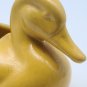 Vintage Frankoma Pottery 208A Lake Duck Yellow Flower Planter 10" Cottagecore