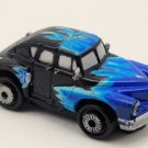 Micro Machines late 40's early 50's Studebaker black with blue flames Rare