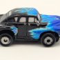 Micro Machines late 40's early 50's Studebaker black with blue flames Rare
