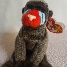 Ty Beanie Babies Signature 1999 *RARE* Retired/Cheeks the Baboon