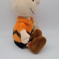 Peanuts Charlie Brown Kohls Cares 12'' Plush Doll Stuffed Animal Toy Orange