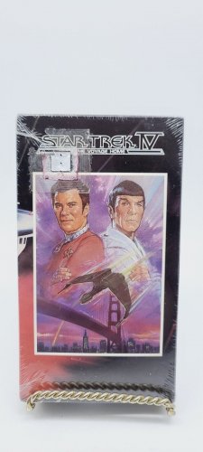 Star Trek IV: The Voyage Home (VHS) Sealed Paramount Home Video Watermarks