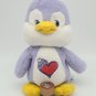 Care Bears Cousin Cozy Heart Penguin Plush 2004 7" *CLEAN*