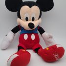 Mickey Mouse 2015 Disney 18" Plush Toy with Blue T-Shirt EUC