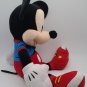 Mickey Mouse 2015 Disney 18" Plush Toy with Blue T-Shirt EUC
