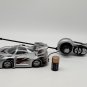 Remote Control Car Lights Up and Spins Silver *TESTED AND WORKING*