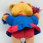 Vintage NBA Detroit Pistons Cheerleader Brown Bear Plush Stuffed Animal CLEAN