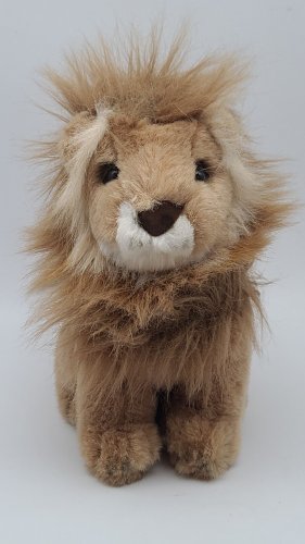 VINTAGE Gibson Greetings Plush Lion Tan Stuffed Animal Toy Lovey 10" CLEAN