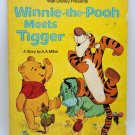 Book Golden Walt Winnie Pooh Meets Tigger Disney S Big Vtg HC 1975 12th Printing