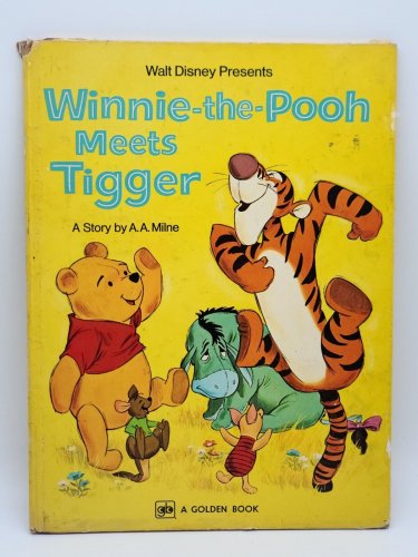 Book Golden Walt Winnie Pooh Meets Tigger Disney S Big Vtg HC 1975 12th Printing