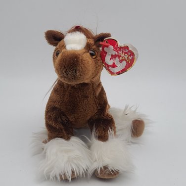 TY Beanie Baby - HOOFER the Clydesdale Horse (6 inch) -  Stuffed Animal Toy