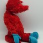 Kohls Cares Dr. Seuss Fox in Sox Plush Toy 18in Red Blue Fuzzy Plush Animal