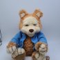 Vintage TJ BEARYTALES Animated Talking Bear w/ 2 Cartridges  - WORKING/SEE VIDEO