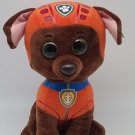 Ty Beanie Boos "Zuma" Plush Paw Patrol Orange Brown Dog 2018 Plush 10” NWT
