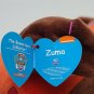 Ty Beanie Boos "Zuma" Plush Paw Patrol Orange Brown Dog 2018 Plush 10&acirc;�� NWT