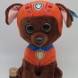 Ty Beanie Boos "Zuma" Plush Paw Patrol Orange Brown Dog 2018 Plush 10&acirc;�� NWT