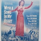 Vintage What a Song in my Heart Sheet Music 1952