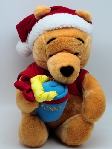 Winnie The Pooh Santa Bear 20" made Exclusively for The Walt Disney Company NICE