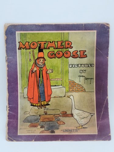 VINTAGE Mother Goose Book Gabriel Sons & CO. 1911 *AS-PICTURED*