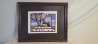 IT'S THE LITTLE THINGS THAT ARE ANNOYING 15 x 12 Framed Print - Wildgifts.com
