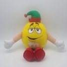 M&Ms Yellow Elf Plush Toy Doll Christmas Stuffed Animal