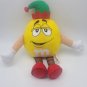 M&Ms Yellow Elf Plush Toy Doll Christmas Stuffed Animal