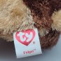 NWT TY Beanie Baby - FIDGET the Dog 5.5" Plush CLEAN