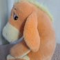 RARE Disney Authentic ORANGE Eeyore Plush (Detachable Tail Missing)*AS-PICTURED*