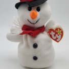 Ty Snowball 1997 Snowman Bear 4 Th Gen PVC 7 Beanie Baby MWMT