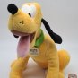 RARE Disney Store Bean  Pluto Dog 16" Plush Stuffed Animal w/ Collar CLEAN