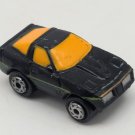 Vintage Galoob Micro Machines ‘80s Chevy Corvette Black / Gold Windows 1987