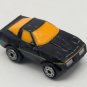 Vintage Galoob Micro Machines ‘80s Chevy Corvette Black / Gold Windows 1987