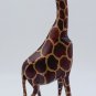 Giraffe Statue Mother and Baby African Muhuhu Wood Hand-Carved Kenya 12.5in