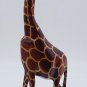 Giraffe Statue Mother and Baby African Muhuhu Wood Hand-Carved Kenya 12.5in