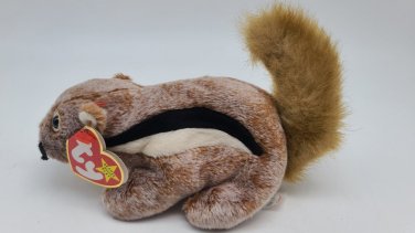 CHIPPER the Chipmunk Ty Beanie BABY w/Tag &acirc;�� Rare 1999 Original EUC