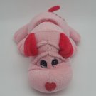 RARE Vintage Pink and Red Valentines Puppy PLUSH *CLEAN*