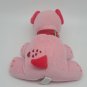 RARE Vintage Pink and Red Valentines Puppy PLUSH *CLEAN*