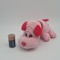 RARE Vintage Pink and Red Valentines Puppy PLUSH *CLEAN*