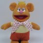 Muppets Fozzie Bear Stuffed Animal Plush Toy Baby Muppet 9" Disney CLEAN