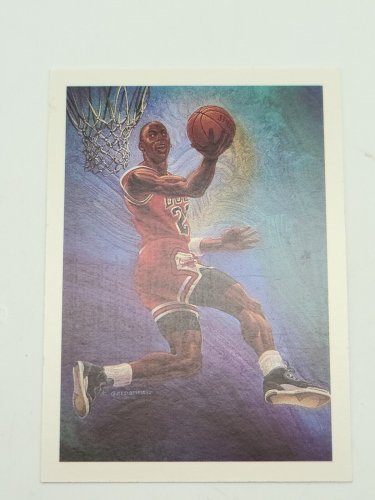 1990-91 NBA Hoops Michael Jordan #358 Chicago Bulls HOF VGC