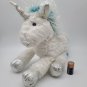 2017 J Bear Jo Ann Fabrics Bliss Unicorn 11" Plush White Blue Silver  CLEAN