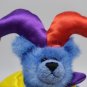 Ty Beanie Baby 2007 Bear Ty Store 8.5" Jester Mardi Gras CLEAN