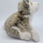 Folkmanis Folktails Puppet  Timber Wolf Plush 16" Husky Dog Gray Hand Full Body