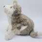 Folkmanis Folktails Puppet  Timber Wolf Plush 16" Husky Dog Gray Hand Full Body
