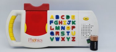 Vintage Leapfrog Phonics Learning System Console & 18 Cards TESTED