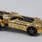 Hot Wheels 2009 Track Stars Series #55 Rocketfire Gold Chrome w/ OH5SPs